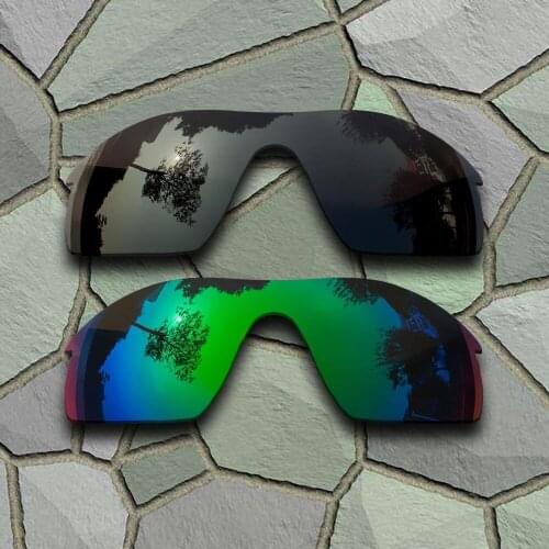 Grey Black&Jade Green Sunglasses Polarized Replacement Lenses for Oakley Radarlock Path