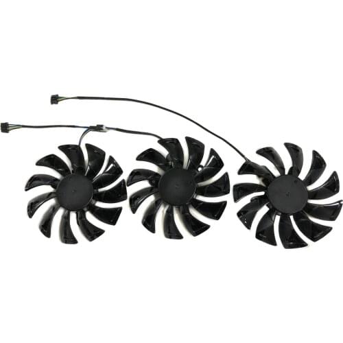 3Pcs/Set GA92S2U DC12V 0.46A Graphics Card Fans For ZOTAC RTX 2080 2080Ti AMP GAMING Video Card Cooling As Replacement