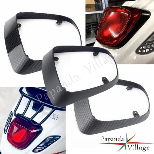 For Vespa Sprint Primavera 150 2018 2019 2020 ABS Motorcycle Rear Tail Light Cover Protection Guard Taillight Frame Accessories