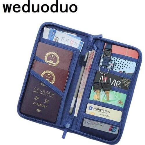 Women Travel Passport Holder Card Package Credit Card Holder Wallet Document Package Fashion Multi Pockets Organizer Card Pack