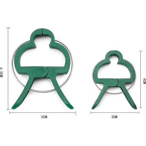 20Pcs Fastener Greenhouse Bracket Pole Fixed Clamp Plants Flower Seedling Stem Support Plant Grafting Stakes Connector Clip
