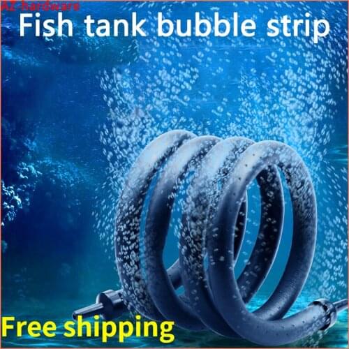 Fish Tank bubble strip Double Head Aquarium Bubble Strip Aquarium Oxygen Tank Hose outlet strip aquarium air pump accessories