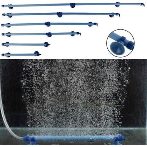 1pc 5 Sizes Fish Tank Aquarium Air Stone Bubble Wall Aeration Tube Oxygen Pump Diffuser High Efficiency And Without Pollution
