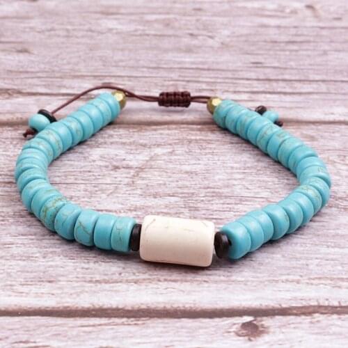 Handmade Natural stone Lucky Rope Bracelet & Bangles For Women Men Thread Bracelets Friendship bracelet
