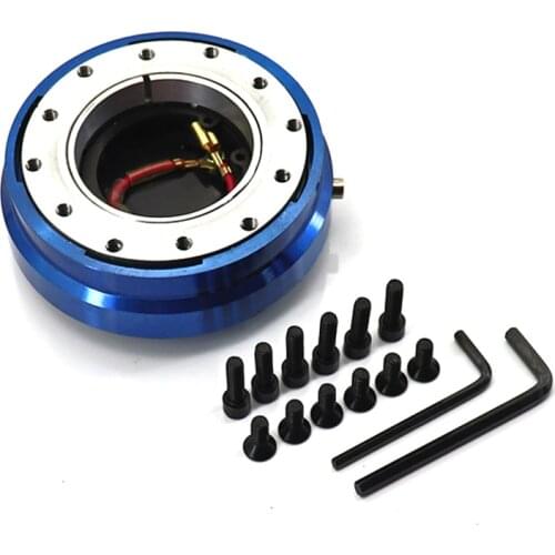 Car Steering Wheel Quick Release Hub Slim Version 6 Hole Adapter Snap Off Boss kit