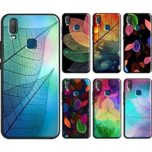 Colorful Leaves Case For Vivo Y91C Y1S Y11S Y12 Y17 Y20 Y30 Y50 Y81 S1 V11 V17 Neo V20 SE Y11 2019 Cover