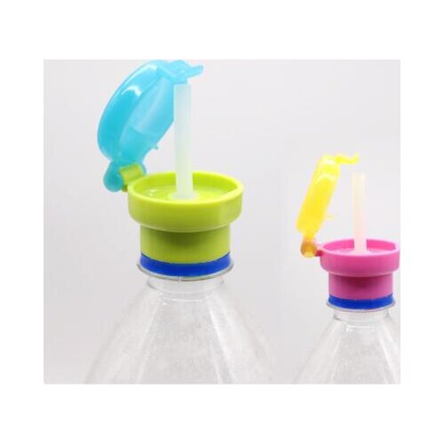 Hot Sell 2.7 standard caliber conversion cover beverage bottle anti-mite portable bottled beverage cover baby feeding straw cap