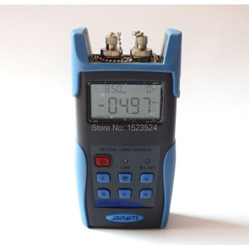 JW3116 High Quality 850/1300/1310/1550nm Handheld Fiber Optical Light Source with FC SC ST Connector