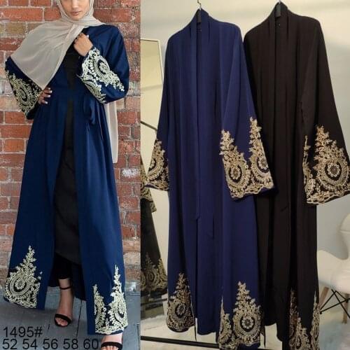 Kaftan Dubai Abaya Kimono Cardigan Muslim Hijab Dress Turkish Saudi Arabia African Dresses For Women Caftan Robe Islam Clothing
