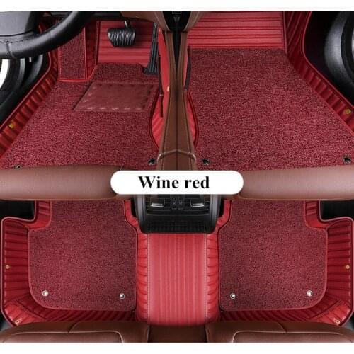 Best quality! Custom special car floor mats for KIA NIRO 2020 durable waterproof double layers car carpets for Niro 2019-2017