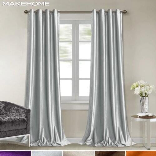 MAKEHOME Velvet Curtains For Windows