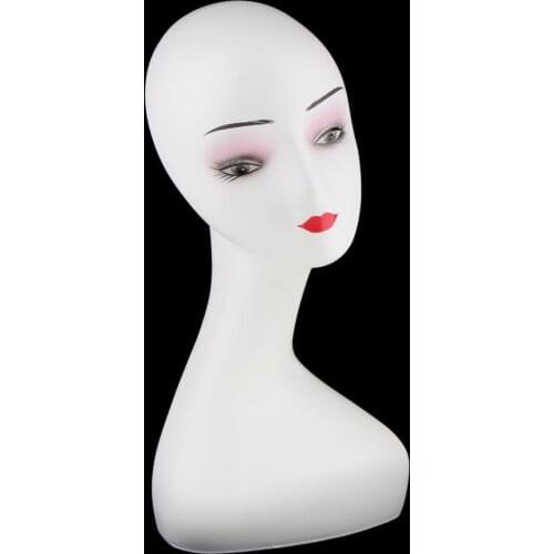 Mannequin Head Makeup Model Wig Hat Glasses Display Stand Holder Cosmetology