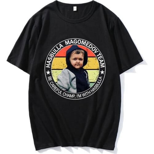 New Style Couple Tshirt Hasbulla Fighting Printed Unique Streetwears Classic High Quality Comfortable Popular Style Fashion Tees