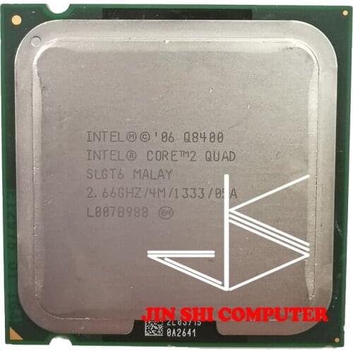 Intel Core 2 Quad Q8400 Processor 2.66GHz 95W LGA 775 4MB Cache FSB 1333 Desktop LGA775 CPU tested 100% working
