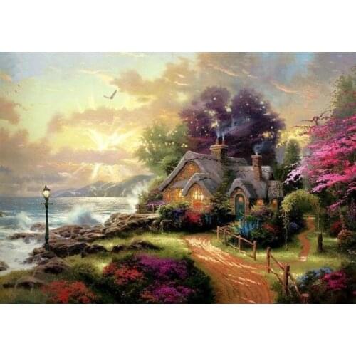 Fairyland Scenery DIY Digital Painting By Numbers Modern Wall Art Oil Painting Christmas Gift Home Decor Big Size