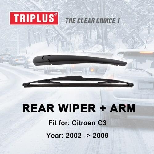 Rear Wiper Arm with Blade for Citroen C3 mk1 (2002-2009) 1pc 14" 350mm,Rear Wiper Arm & Rear Wiper Blades