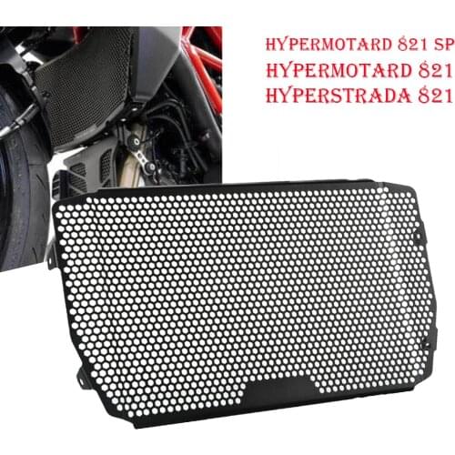 Hyperstrada Hypermotard 821 Motorcycle Radiator Guard Grille Cover Cooler Protector For Ducati Hypermotard 821 SP 2013 2014 2015