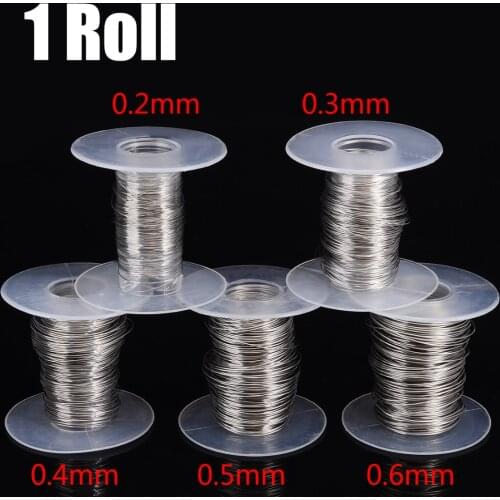 30M 0.2-0.6mm Stainless Steel Wire Keychain Cable Rope Key Holder Keyring Key Chain Rings Holder Crafts