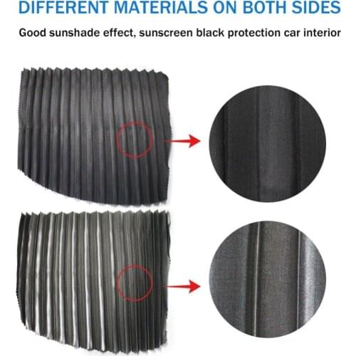 2/4Pcs Car Window Sunshade Visor Magnetic Folding Windshield Sunscreen Curtain Car Interior Accessories Car Sunshade Windows