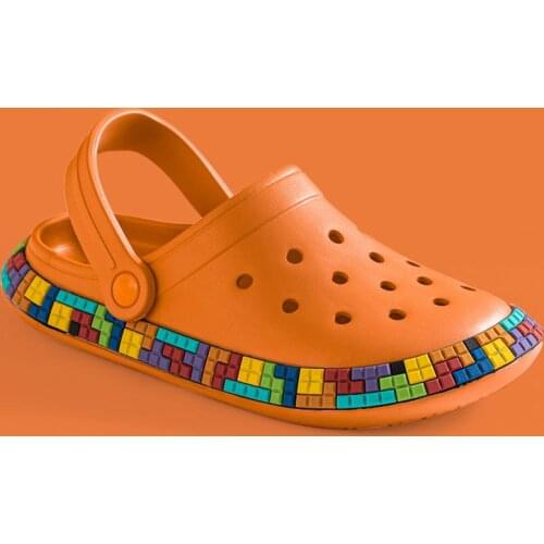2021 New Spring/Summer Slippers Parents Children Kids Shoes Waterproof Qualy EVA Smelless Crocs Charms Beach Women Men