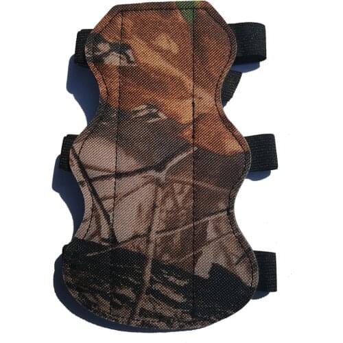 7.5 inch Armguards Archery Arm Guards Protective Gear Hunting Shooting Buckles Camo Adjustable Size 3 Straps for Recurve Bow