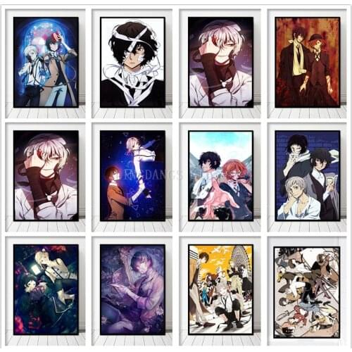 5D DIY Full Drill Diamond Painting Japanese Anime Bungou Stray Dogs Cartoon Diamond Mosaic Embroidery Cross Stitch Home Decor