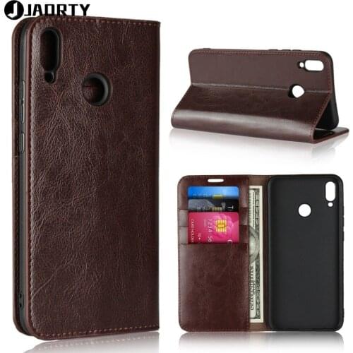 Honor 8x Case For Coque Huawei Honor 8x Cover For Honor 8X Luxury Genuine Leather Wallet Flip Case Phone Stand Cover