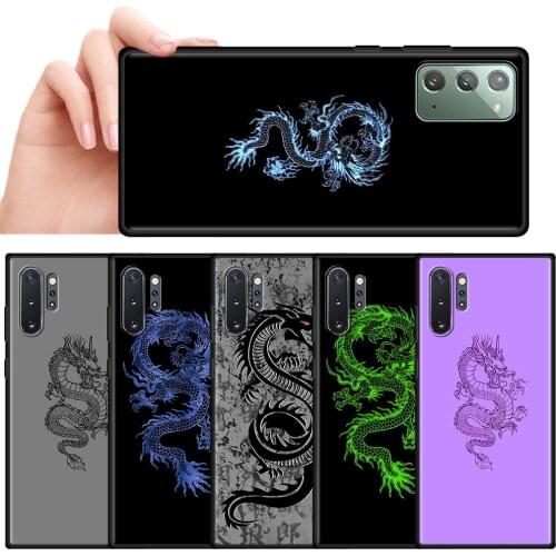 Dragon God Pattern For Samsung Galaxy Note 20 Ultra 10 Lite S21 Plus S20 FE Soft Phone Case A51 S10 A71 A31 Shockproof Shell Cas