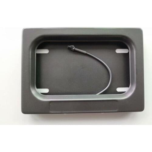 Electronic American size motorcycle license plate frame