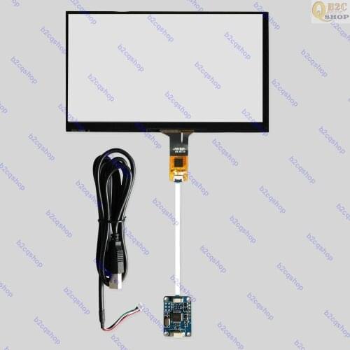 6.2" 6.2 inch Capacitive Touch Panel USB Controller 155X88mm For WIN 7 8 10 Raspberry Pi display screen