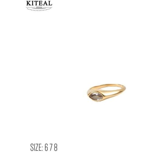 KITEAL 2021 trend Gold color size 6 7 8 Gentlewoman Joint Knuckle Rings Like the eye ring men christmas gift