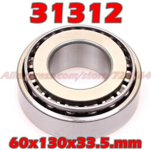 60x130x33.5 mm Tapered Roller Bearings 31312 27312E HR31312J 31312JR 31312A E31312J 31312VC12 31312U 31312E 60*130*33.5