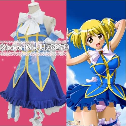 Fairy Tail Lucy Heartfilia Cosplay Costume 7 Years Later Coat+skirt+necktie