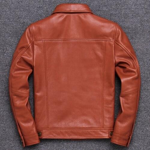 100% Genuine Leather Jacket Men Clothes 2020 Autumn Winter Real Fit Cow Leather Jackets Plus Size 5XL Coat Jaqueta De Couro 1817