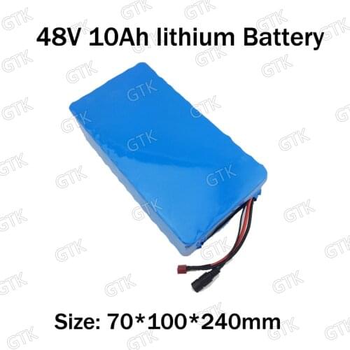 48V 10AH electric bike battery lithium battery no 48V 12ah LiFePO4 power battery 1500 times cycle for motor with BMS and charger