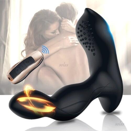 Prostate Massager Remote Control Vibrating Anal Plug Male Vibrator Charging G-Spot Stimulation Anal Sex Toy Adult Product for18