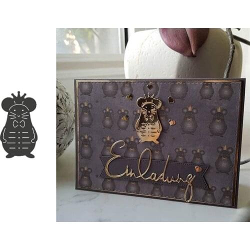 Metal cutting dies cute maus die cut mold Scrapbooking paper cards making paper craft knife mould stencils new 2019 diecuts