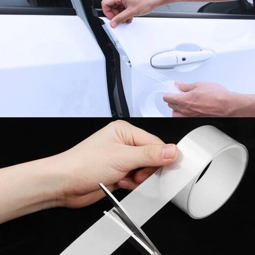 1/3/5cmx3m Nano Tape Car Door Sill Bumpers Protect Film Sticker Door Edge Protective Tap for VOLVO BMW Audi Mercedes Ford