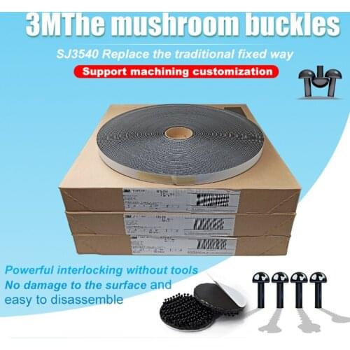 3M original imported sj3540 mushroom buckle car Ceiling Interior photo frame fixed and pasted Velcro magic buckle