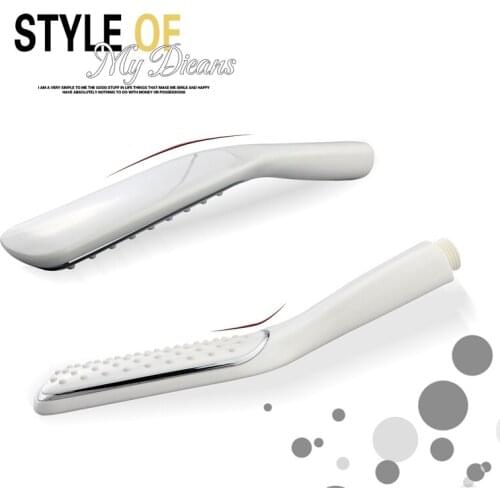 ABS Handheld Rainfall Shower Head Square water Saving High Pressure White hsh0010(w)a