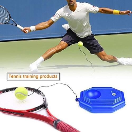 Tennis Training Tool Exercise Tennis Ball with Base Rubber Rope Solo Tennis Training Tool at Home