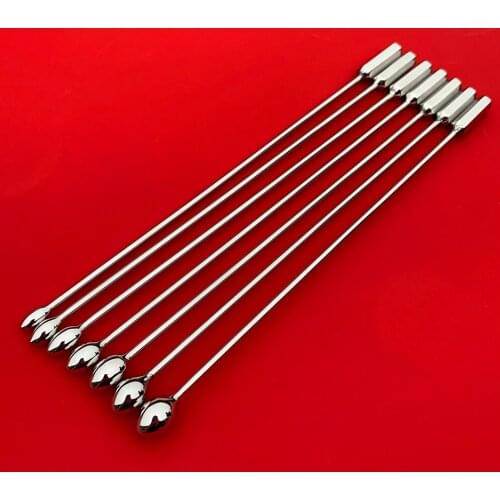 7Pcs/Set Sex Toys Metal Urethral Catheter Male Urethral Dilator Horse Eye Stimulation Penis Plug Sounding Masturbator BDSM Toys