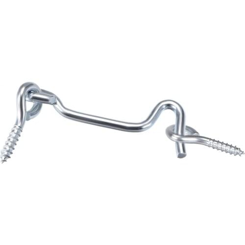 Uxcell 1.7" - 3" Cabin Hook Eye Latch Gate Door Swivel Window Door Hook with Mounting Screws 1.7inch 15pcs