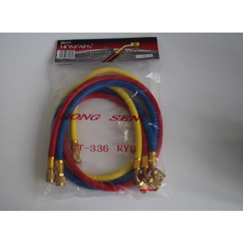 High quality CT-336 1m air conditioning refrigerant filling pipe plus liquid pipe tube fluoride For R12 R22 R134A Free shipping