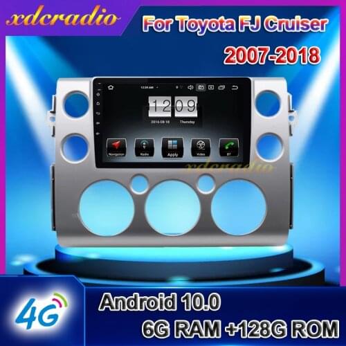 Xdcradio Android 10.0 For Toyota FJ Cruiser Car Radio Automotivo Car Dvd Multimedia Player Auto GPS Navigation Stereo 2009-2012