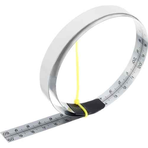 1Pcs Stainless Steel Sticky Scale Positive Rail Guide Scale Middle Ruler Woodworking Guide Reverse Ruler Tools for Woodwork