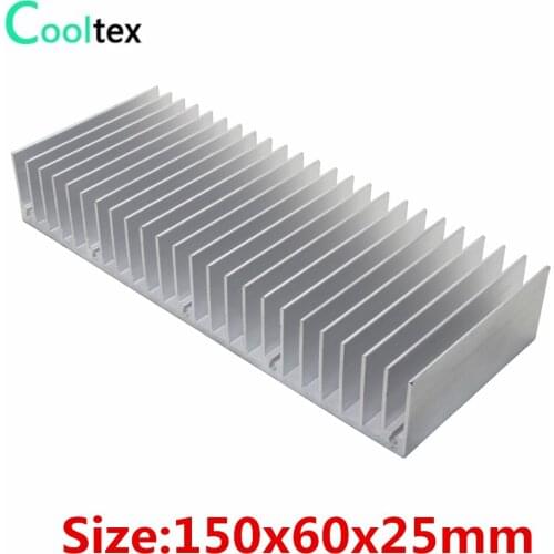 150x60x25mm Aluminum HeatSink heat sink radiator for Electronic Power Amplifier Chip VGA LED IC COOLER cooling