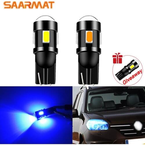 2pcs 6SMD car The width light Interior Bulb Reading Light For Renault Duster Megane 2 Subaru Forester Legacy Kia KX5 K2 K5