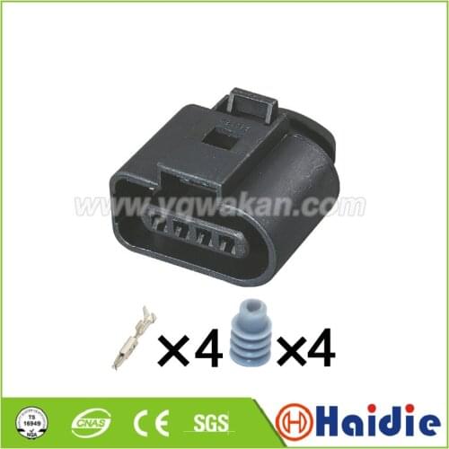 Free shipping 5sets 4pin VW Passat electric sensor plug ignition coil auto waterproof connector 1717893