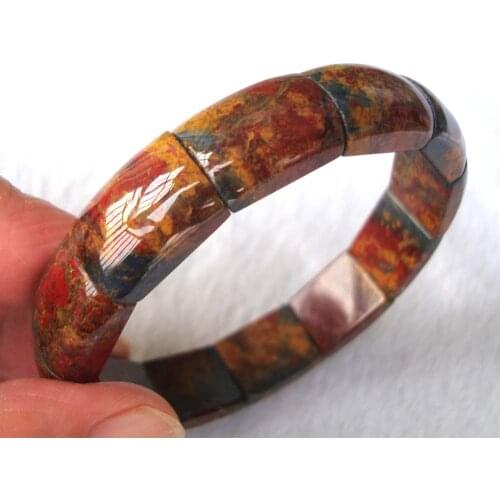 Free Shipping Natural Pietersite Rectangle 13*18mm Beads Bracelet Women Jewelry Accessories Weddings Parties Birthday Gift